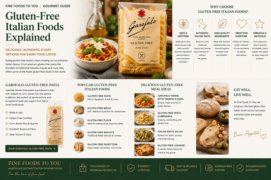Gluten-Free Italian Foods Explained