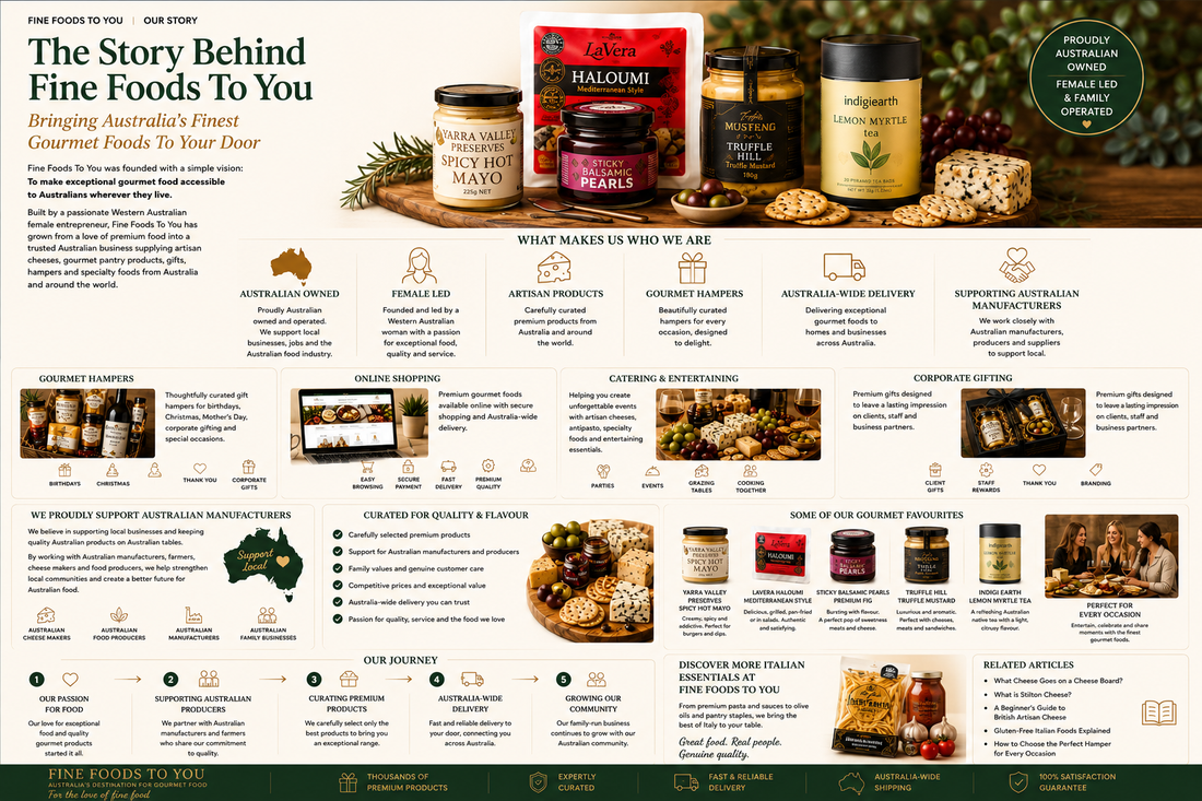 The Story Behind Fine Foods To You — Australia's finest gourmet foods