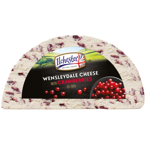 Singletons & Co.  Wensleydale & Cranberry (half Wheel)