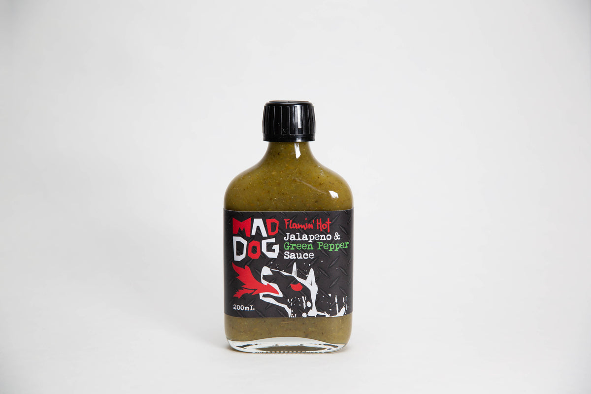 Yarra Valley Gourmet Foods - Flamin' Hot Jalapeno & Green Pepper Sauce - 200ml