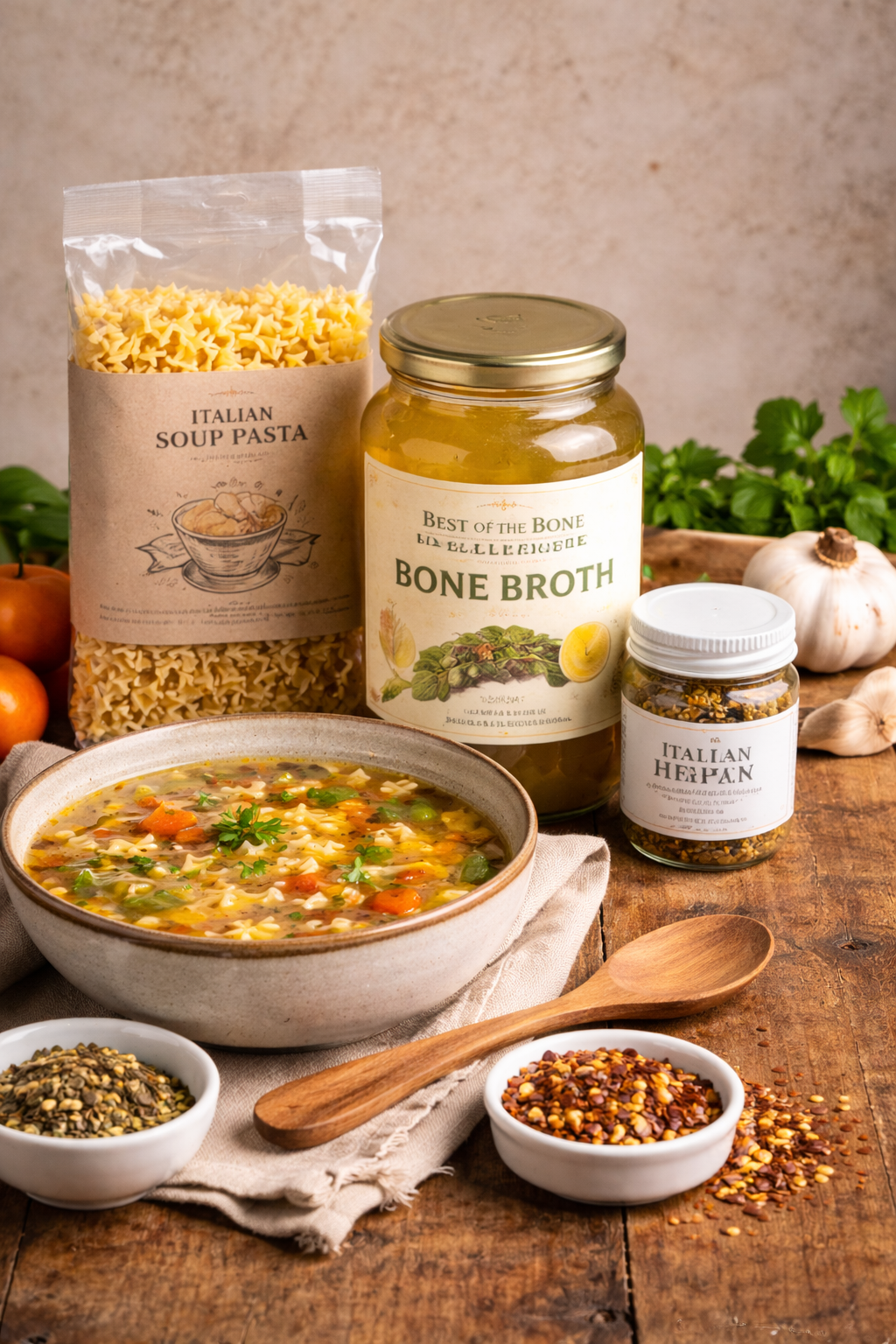 Italian Comfort Soup Kit (Bone Broth)