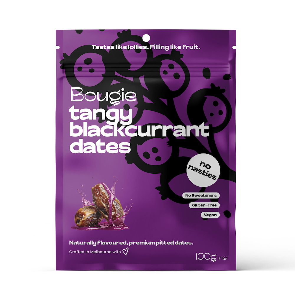 Bougie Snack Dates - Bougie Tangy Blackcurrant Dates (100g)