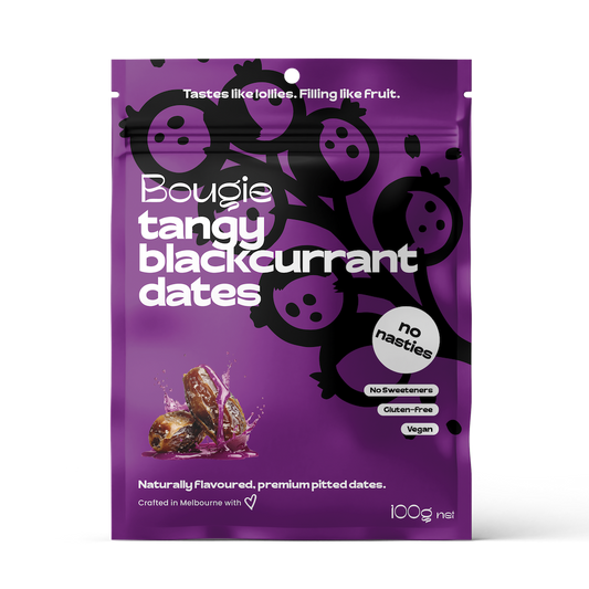 Bougie Snack Dates - Bougie Tangy Blackcurrant Dates (100g)