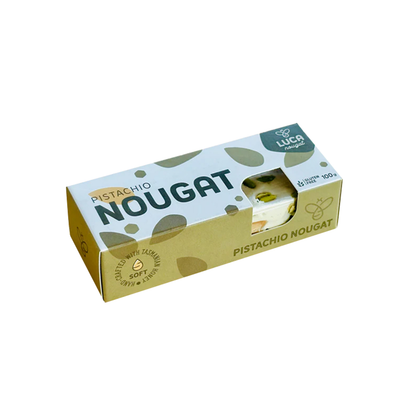 Luca Nougat - Tasmanian Honey Nougat bar - Pistachio 100g