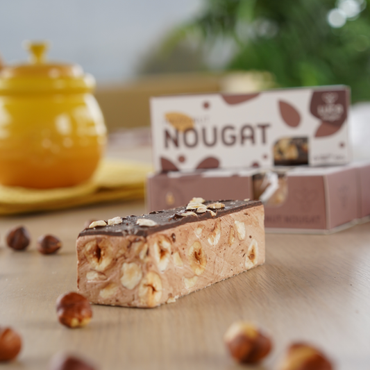 Luca Nougat - Tasmanian Honey Nougat Bar - Hazelnut 100g