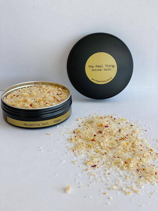 The Peel Thing - Artisan Cocktail Salt Rims - Mango + Chilli Margarita - 70 grams